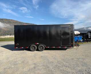 Thumbnail Photo of 2027 Royal Cargo BLACKOUT Package 8.5x20 +V Nose 11,400lb Cargo / Enclosed Trailer Car Hauler Extra Height Ramp Door Black (GSR)