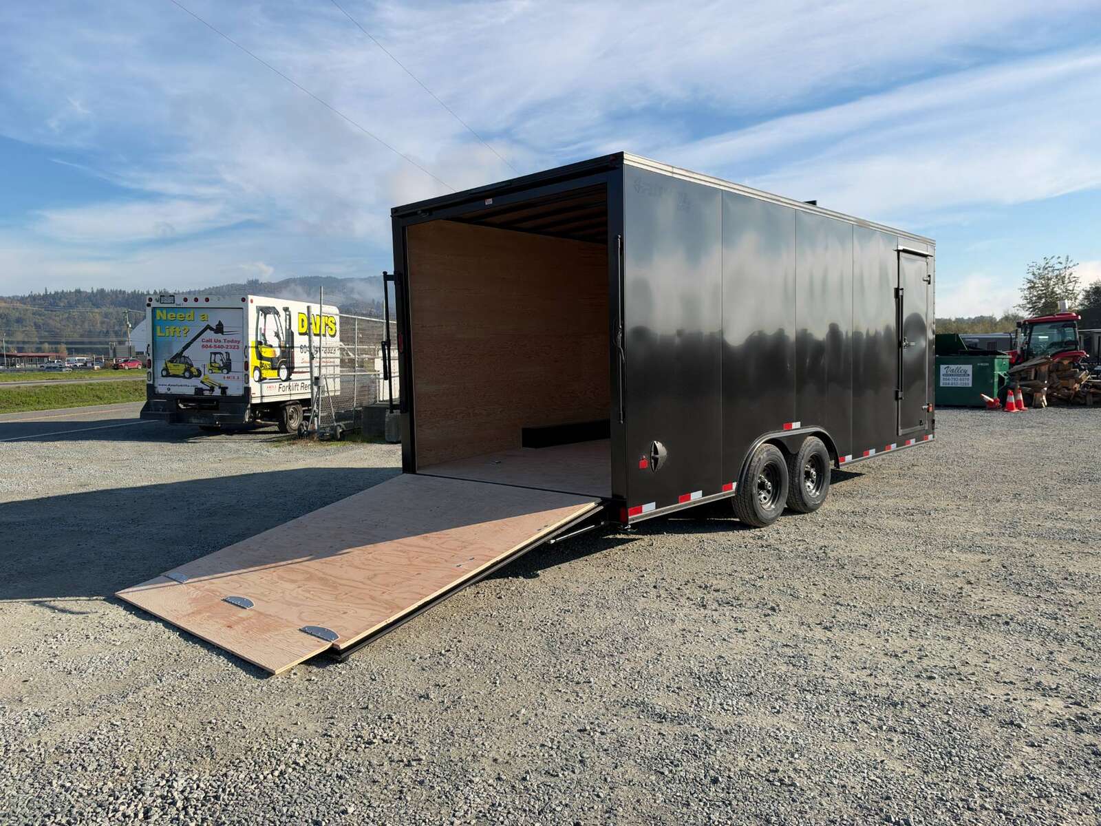 Photo of 2027 Royal Cargo BLACKOUT Package 8.5x20 +V Nose 11,400lb Cargo / Enclosed Trailer Car Hauler Extra Height Ramp Door Black (GSR)
