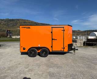 Thumbnail Photo of 2027 Royal Cargo 6x12 V Nose Cargo / Enclosed Trailer Orange Ramp Door w/ Blackout Package Tandem Axle 7700lb GVW (GSR)
