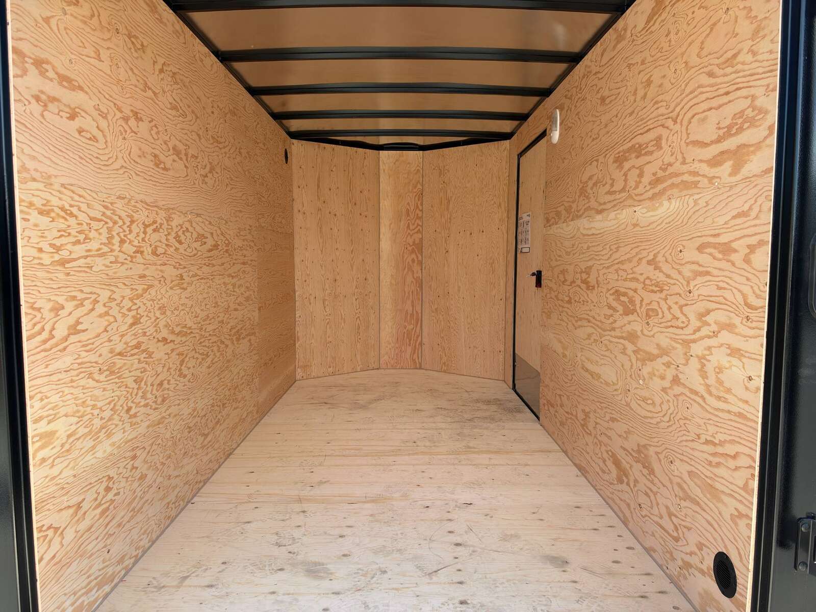 Photo of 2027 Royal Cargo 6x12 V Nose Cargo / Enclosed Trailer Orange Ramp Door w/ Blackout Package Tandem Axle 7700lb GVW (GSR)
