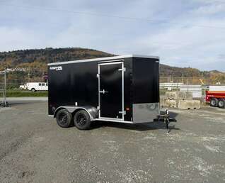 Thumbnail Photo of 2027 Royal Cargo 6x12 V Nose Cargo / Enclosed Trailer Ramp Door Black Tandem Axle 7700lb GVW (GSR)