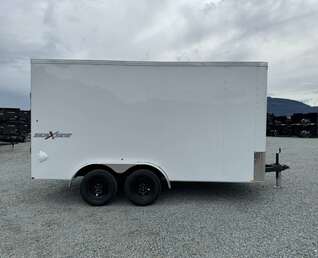 Thumbnail Photo of 2024 TNT 7.5x14 Extra Height Side x Side Package Cargo / Enclosed Trailer Ramp Door White