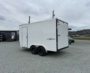 Thumbnail Photo of 2024 TNT 7.5x14 Extra Height Side x Side Package Cargo / Enclosed Trailer Ramp Door White