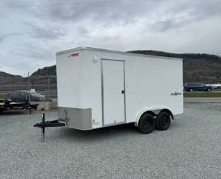 Thumbnail Photo of 2024 TNT 7.5x14 Extra Height Side x Side Package Cargo / Enclosed Trailer Ramp Door White