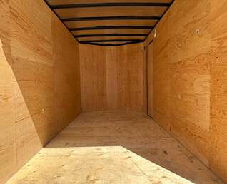 Thumbnail Photo of 2024 Royal Cargo 7X14 V Nose 7700LB GVW RAMP DOOR Enclosed Trailer Extra Tall SILVER