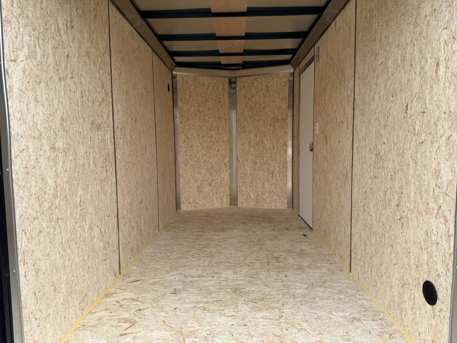 Photo of 2024 Mirage XE 6x12 V Nose Tandem Axle Cargo / Enclosed Trailer Black Barn Doors Extra Height 7,000lb GVW