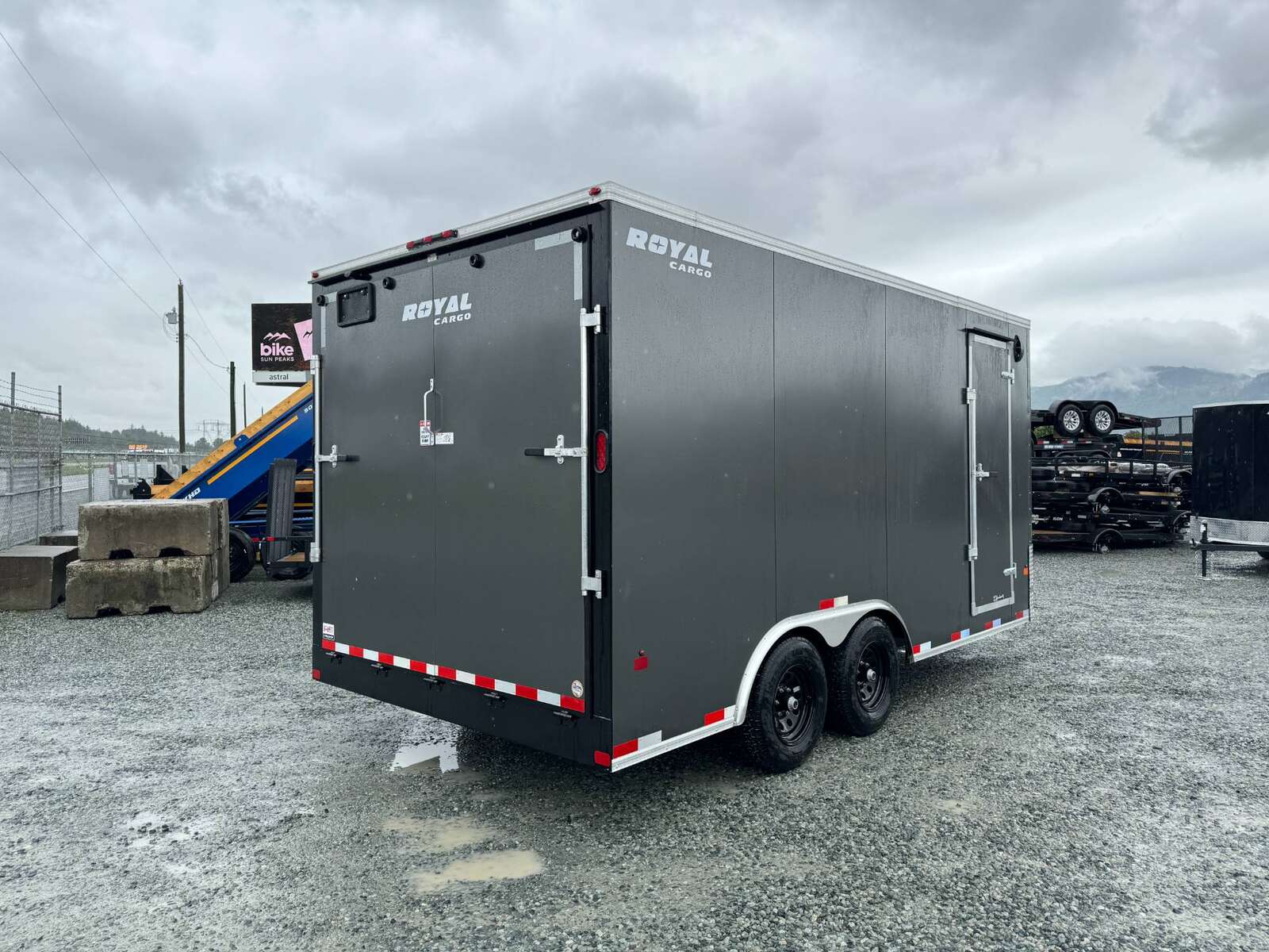 Photo of 2024 Royal Cargo 8.5X16 Cargo / Enclosed Trailer RAMP DOOR GREY EXTRA HEIGHT 11,400LB GVW