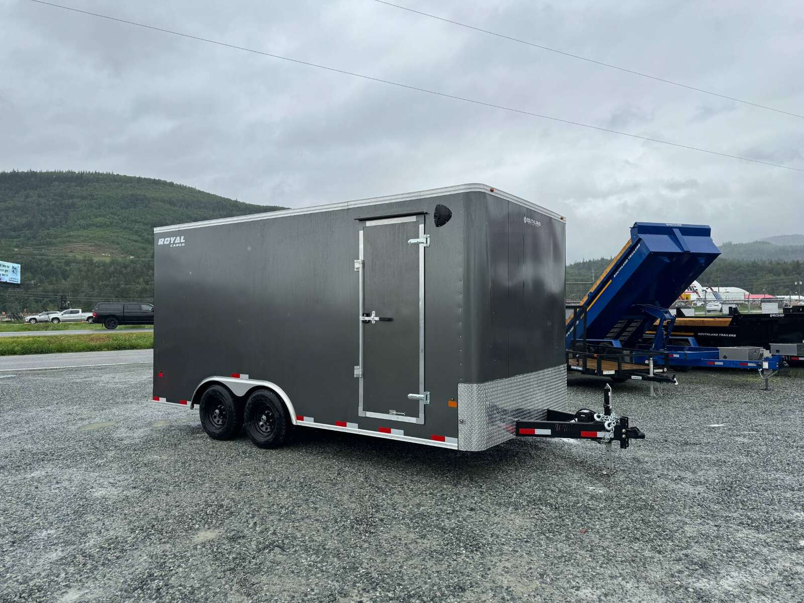 Photo of 2024 Royal Cargo 8.5X16 Cargo / Enclosed Trailer RAMP DOOR GREY EXTRA HEIGHT 11,400LB GVW