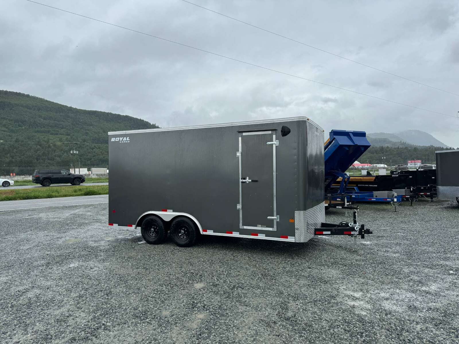 Photo of 2024 Royal Cargo 8.5X16 Cargo / Enclosed Trailer RAMP DOOR GREY EXTRA HEIGHT 11,400LB GVW