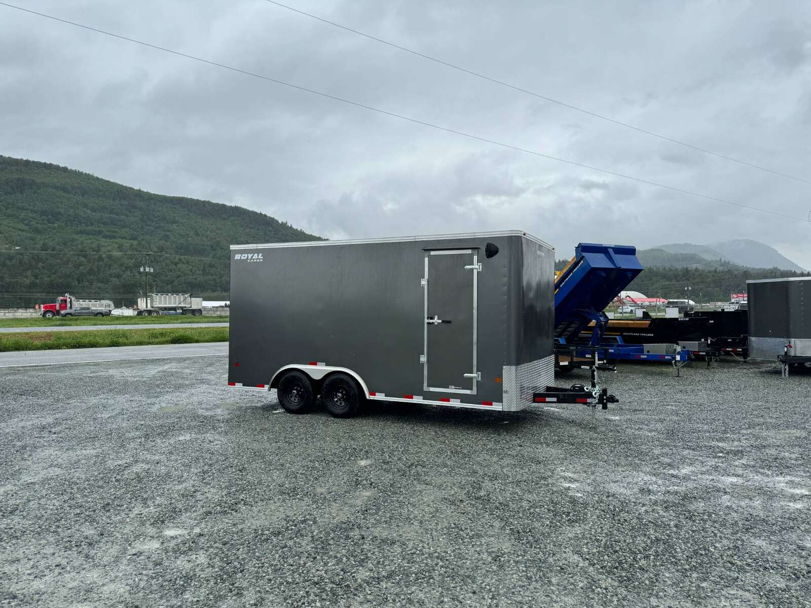 Photo of 2024 Royal Cargo 8.5X16 Cargo / Enclosed Trailer RAMP DOOR GREY EXTRA HEIGHT 11,400LB GVW