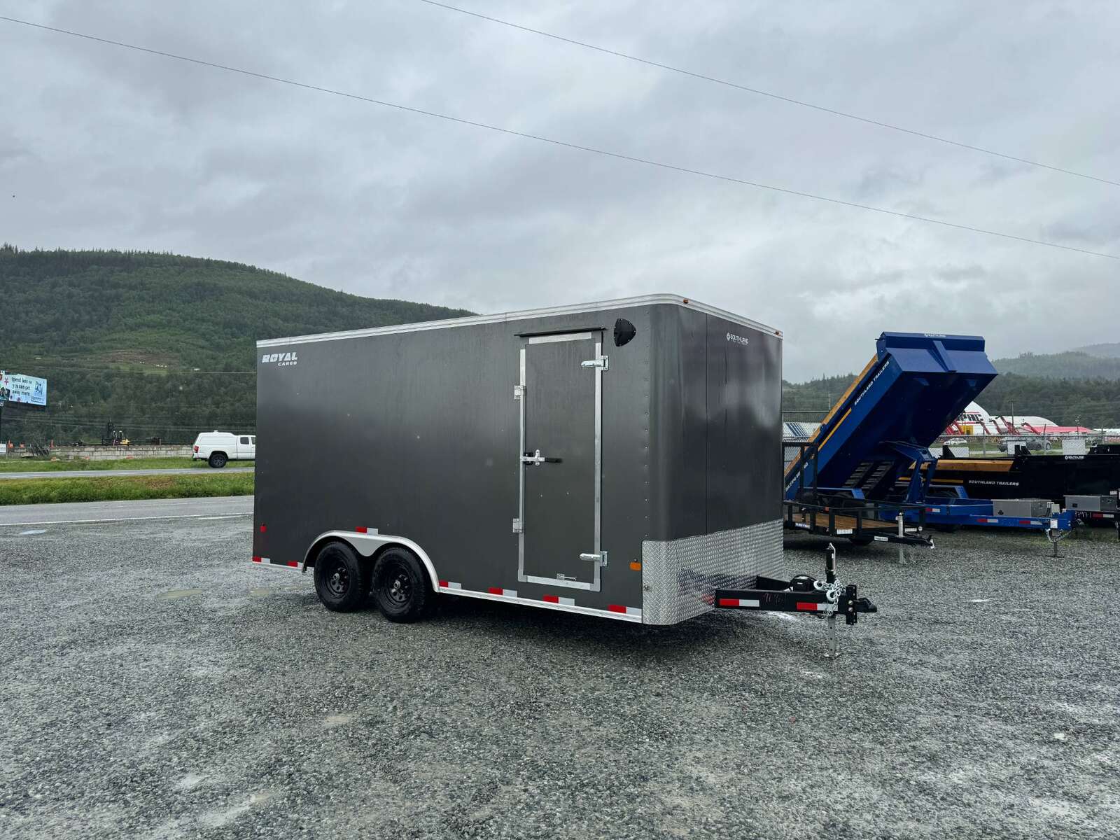 Photo of 2024 Royal Cargo 8.5X16 Cargo / Enclosed Trailer RAMP DOOR GREY EXTRA HEIGHT 11,400LB GVW