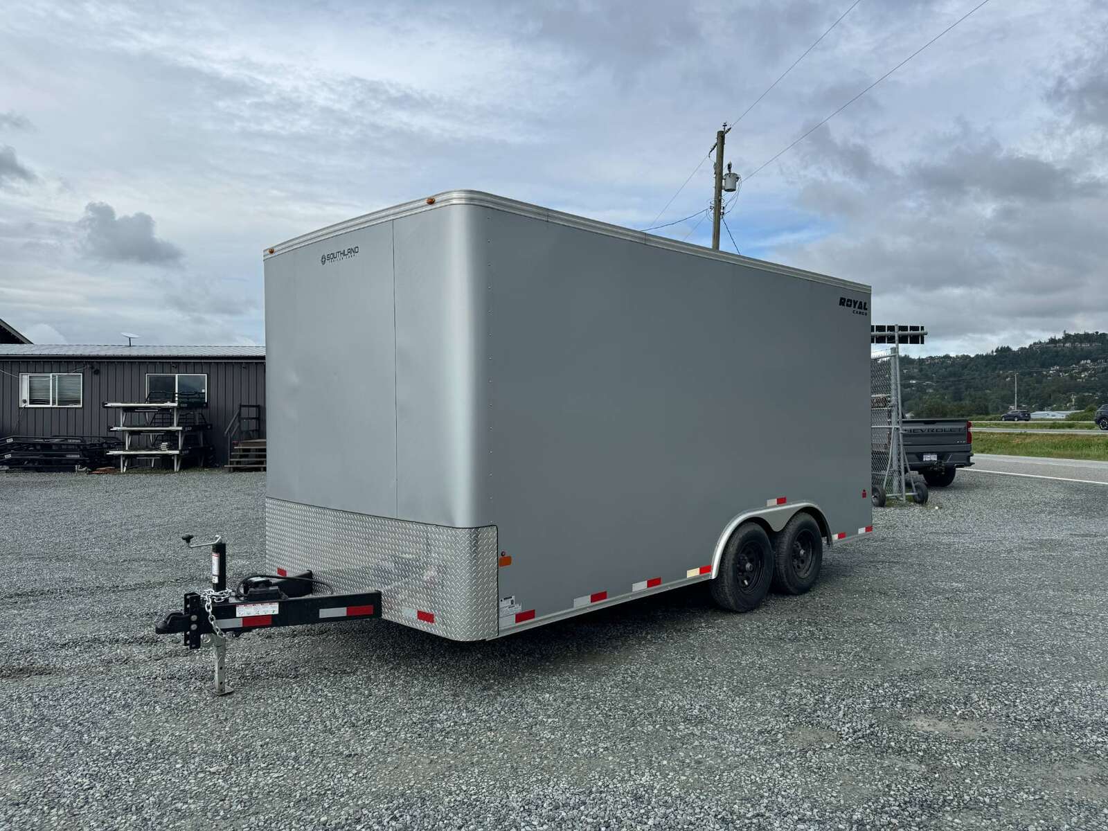 Photo of 2024 Royal Cargo 8.5X16 Cargo / Enclosed Trailer RAMP DOOR SILVER EXTRA HEIGHT 11,400LB GVW 