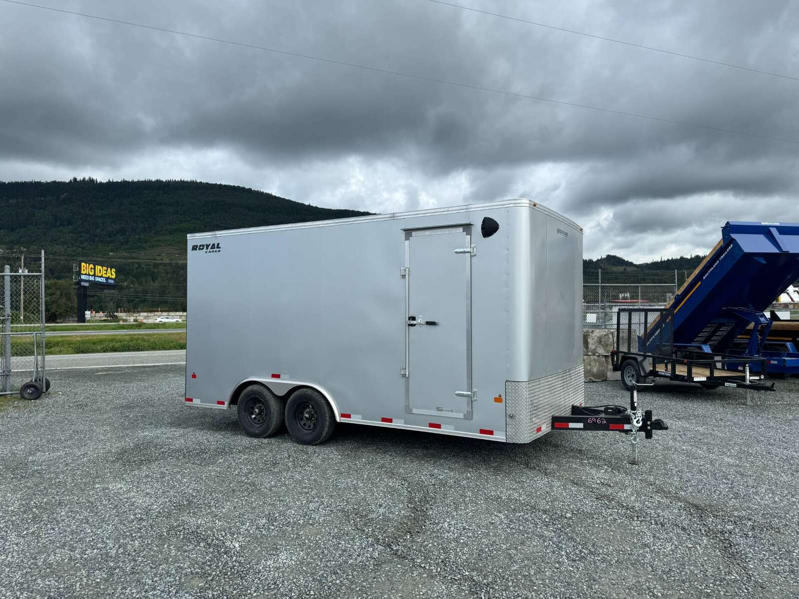 Photo of 2024 Royal Cargo 8.5X16 Cargo / Enclosed Trailer RAMP DOOR SILVER EXTRA HEIGHT 11,400LB GVW 