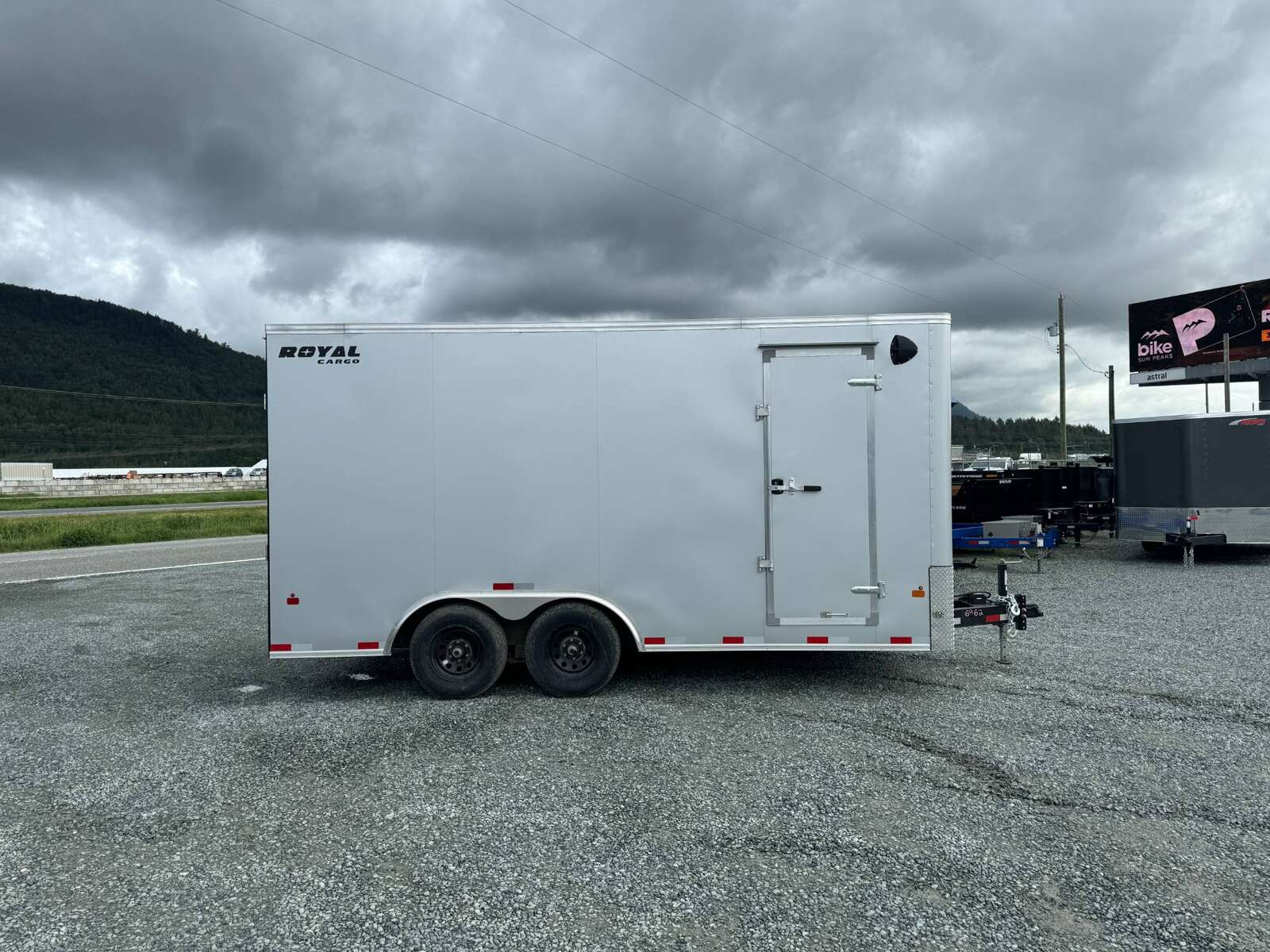 Photo of 2024 Royal Cargo 8.5X16 Cargo / Enclosed Trailer RAMP DOOR SILVER EXTRA HEIGHT 11,400LB GVW 