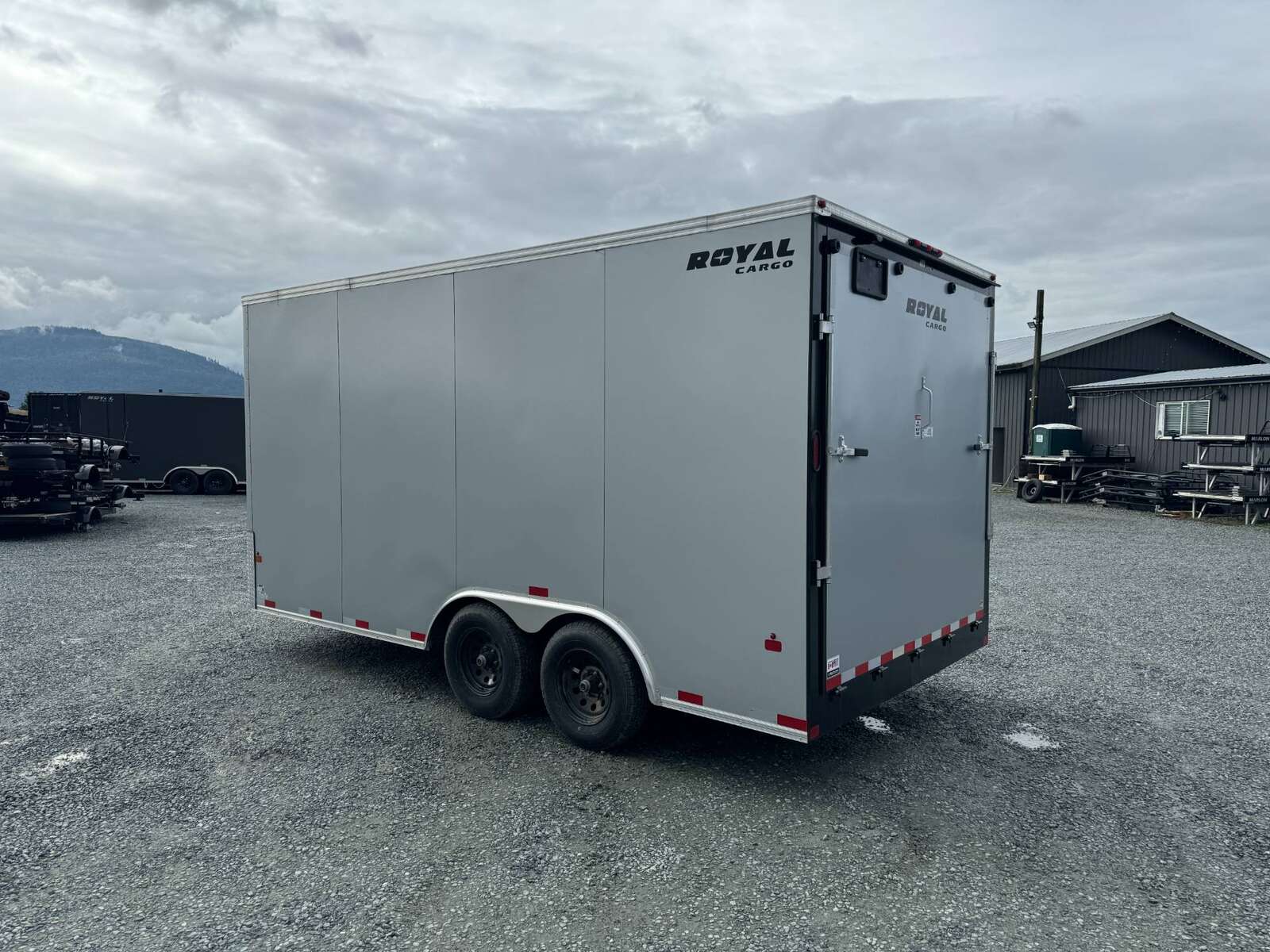 Photo of 2024 Royal Cargo 8.5X16 Cargo / Enclosed Trailer RAMP DOOR SILVER EXTRA HEIGHT 11,400LB GVW 