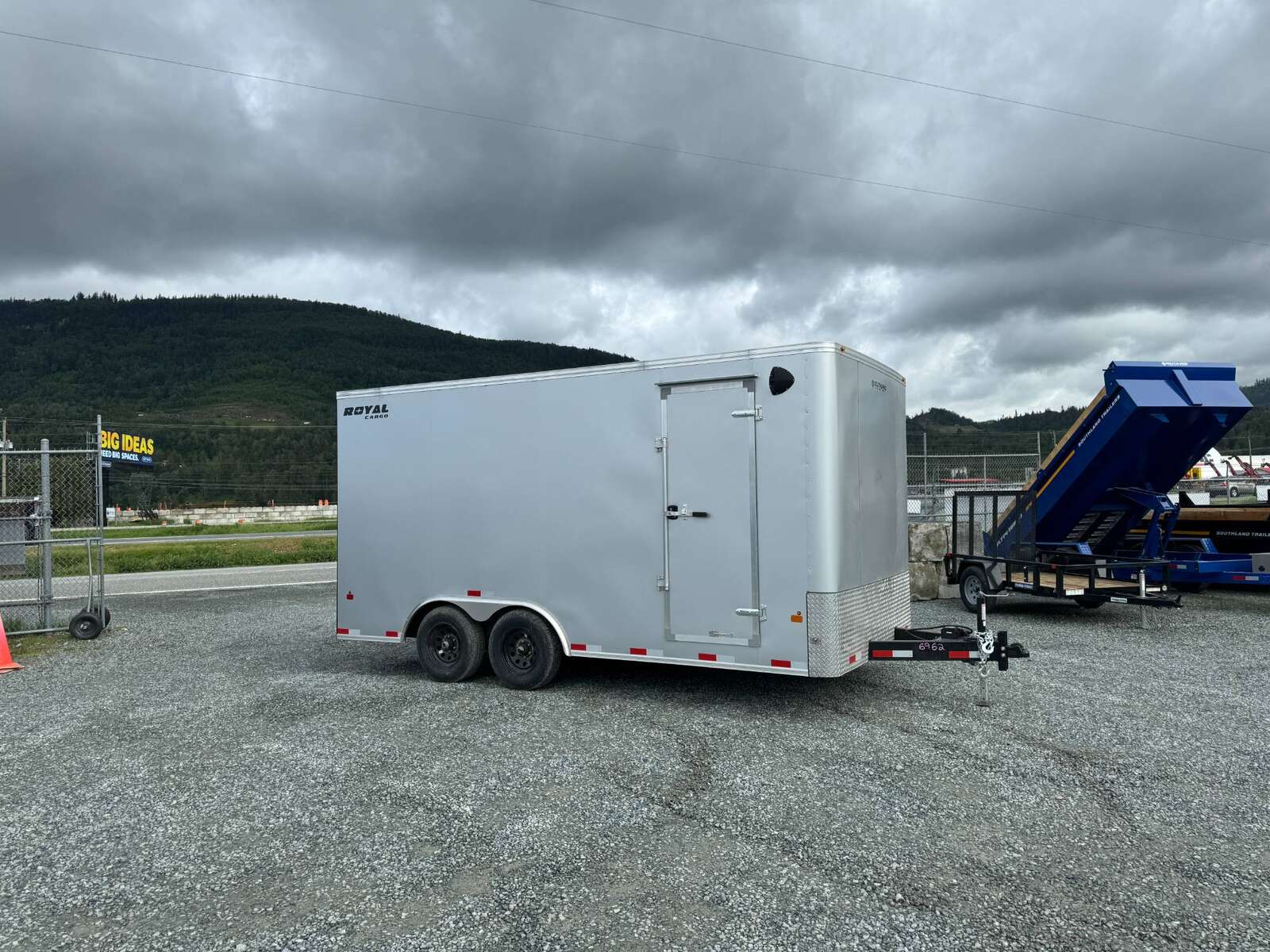 Photo of 2024 Royal Cargo 8.5X16 Cargo / Enclosed Trailer RAMP DOOR SILVER EXTRA HEIGHT 11,400LB GVW 