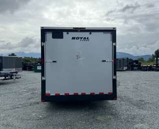 Thumbnail Photo of 2024 Royal Cargo 8.5X16 Cargo / Enclosed Trailer RAMP DOOR SILVER EXTRA HEIGHT 11,400LB GVW 