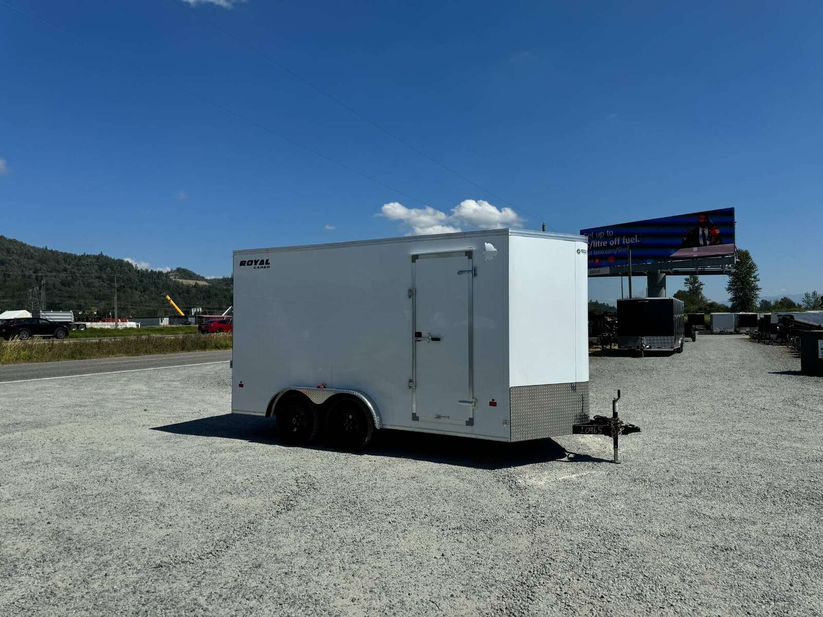 Photo of 2025 Royal 7.5X14 Cargo / Enclosed Trailer RAMP DOOR EXTRA HEIGHT 7700LB GVW WHITE