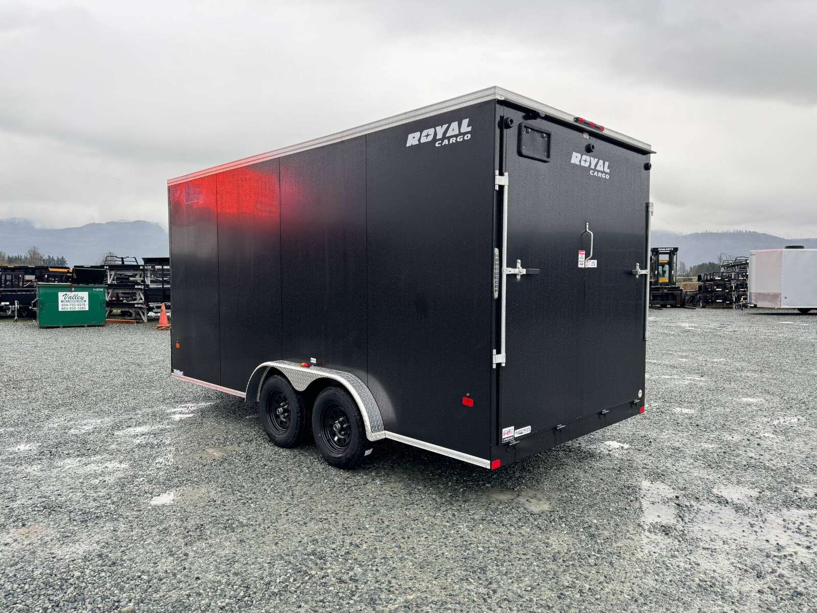 Photo of 2025 Royal 7.5X16 Cargo / Enclosed Trailer RAMP DOOR EXTRA HEIGHT Black 7700lb GVW