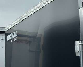 Thumbnail Photo of **DENT SPECIAL** 2025 Royal Cargo 6x12 V Nose Cargo / Enclosed Trailer Ramp Door Black