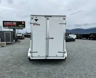 Thumbnail Photo of 2025 Mirage XE 6x12 V Nose Tandem Axle Cargo / Enclosed Trailer White Barn Doors Extra Height 7,000lb GVW