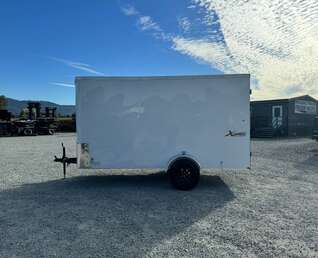 Thumbnail Photo of 2024 Mirage TRAX 6X12 V Nose Enclosed Cargo Trailer 2990GVW WHITE BARN DOOR