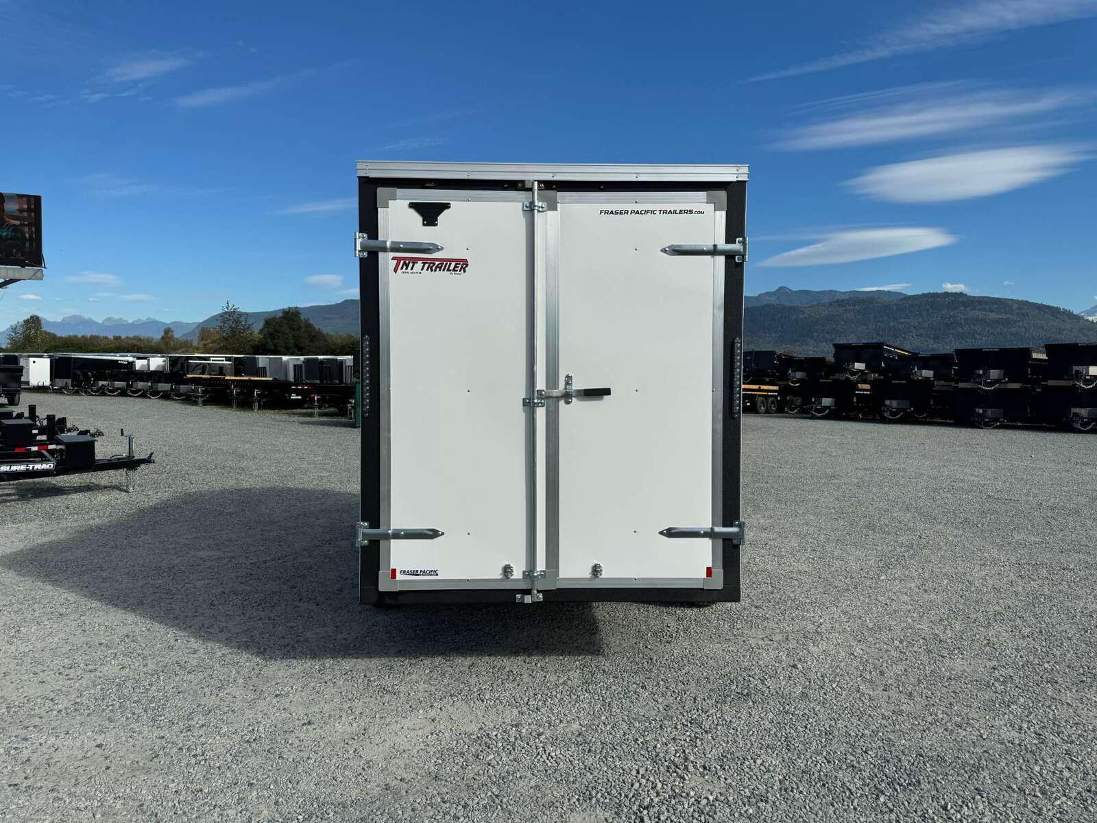 Photo of 2024 Mirage TRAX 6X12 V Nose Enclosed Cargo Trailer 2990GVW WHITE BARN DOOR