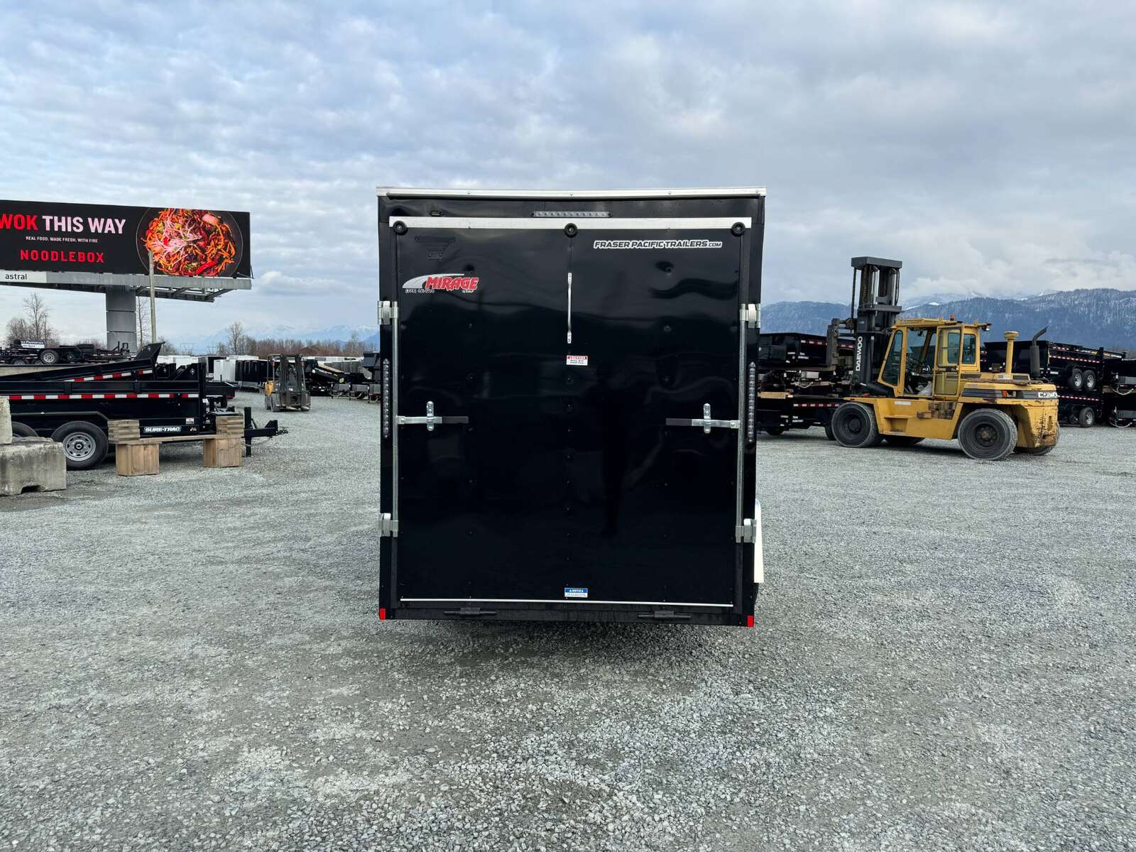 Photo of 2025 Mirage XE 6x12 V Nose Cargo / Enclosed Trailer Black Ramp Door Extra Height 2990lb GVW