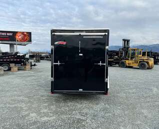 Thumbnail Photo of 2025 Mirage XE 6x12 V Nose Cargo / Enclosed Trailer Black Ramp Door Extra Height 2990lb GVW