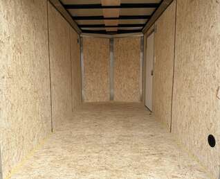 Thumbnail Photo of 2025 Mirage XE 6x12 V Nose Cargo / Enclosed Trailer Black Ramp Door Extra Height 2990lb GVW