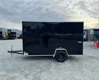 Thumbnail Photo of 2025 Mirage XE 6x12 V Nose Cargo / Enclosed Trailer Black Ramp Door Extra Height 2990lb GVW