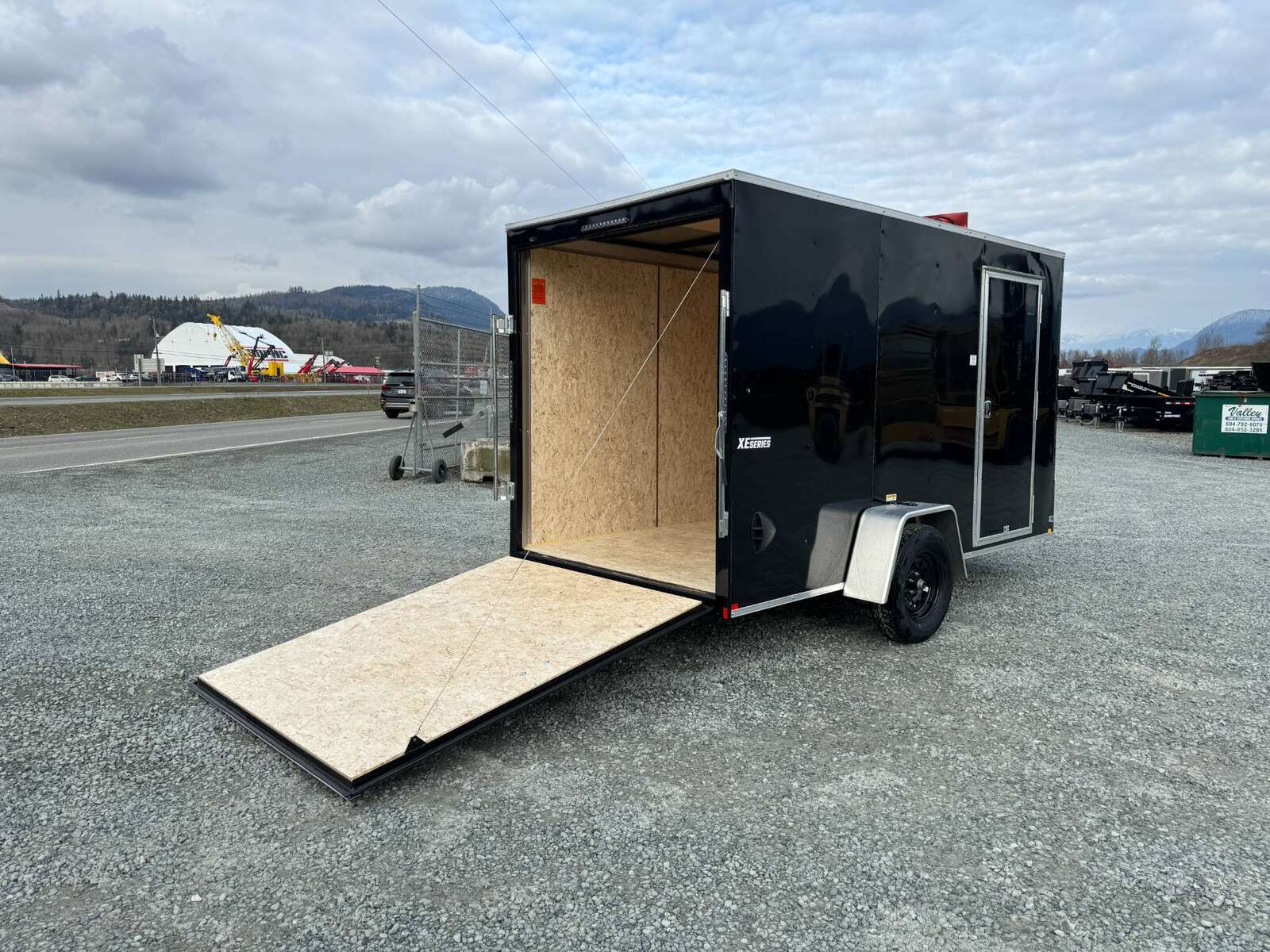 Photo of 2025 Mirage XE 6x12 V Nose Cargo / Enclosed Trailer Black Ramp Door Extra Height 2990lb GVW