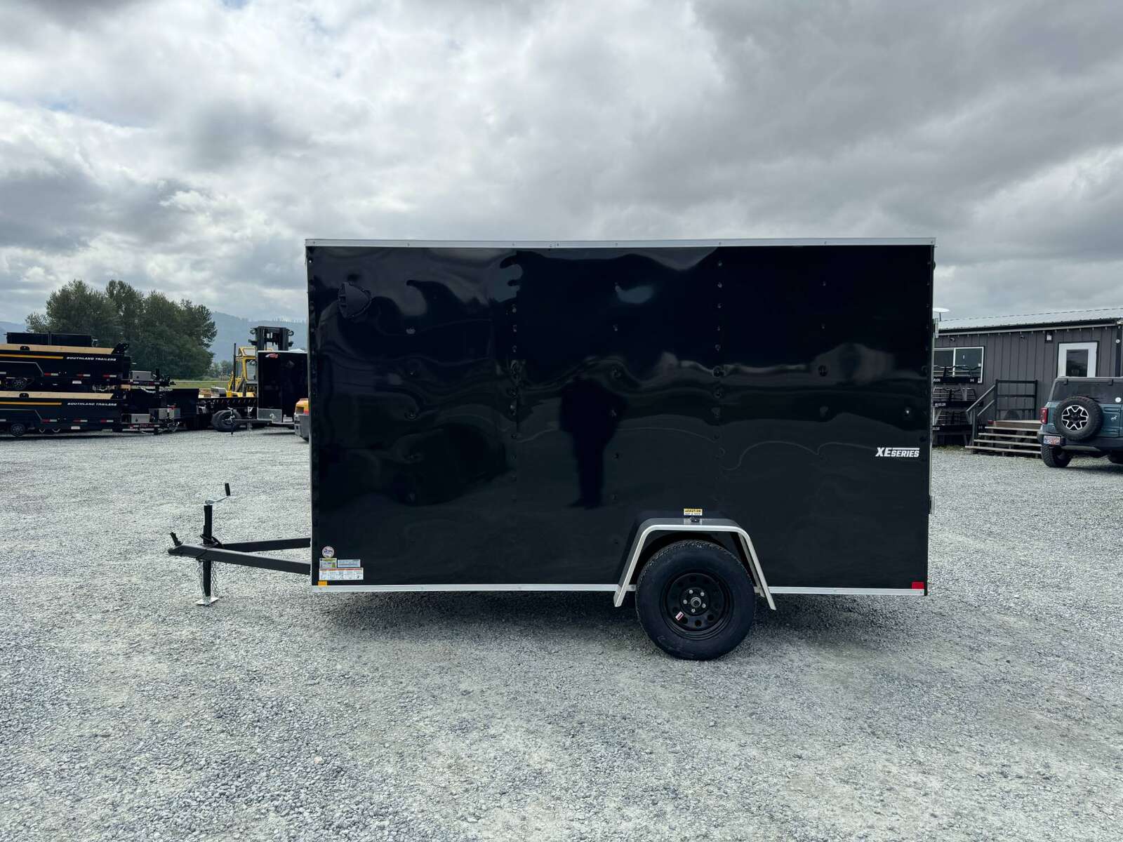 Photo of 2025 Mirage XE 6X12 CAMPING PACKAGE Cargo / Enclosed Trailer SIDE WINDOW BLACK RAMP DOOR EXTRA HEIGHT