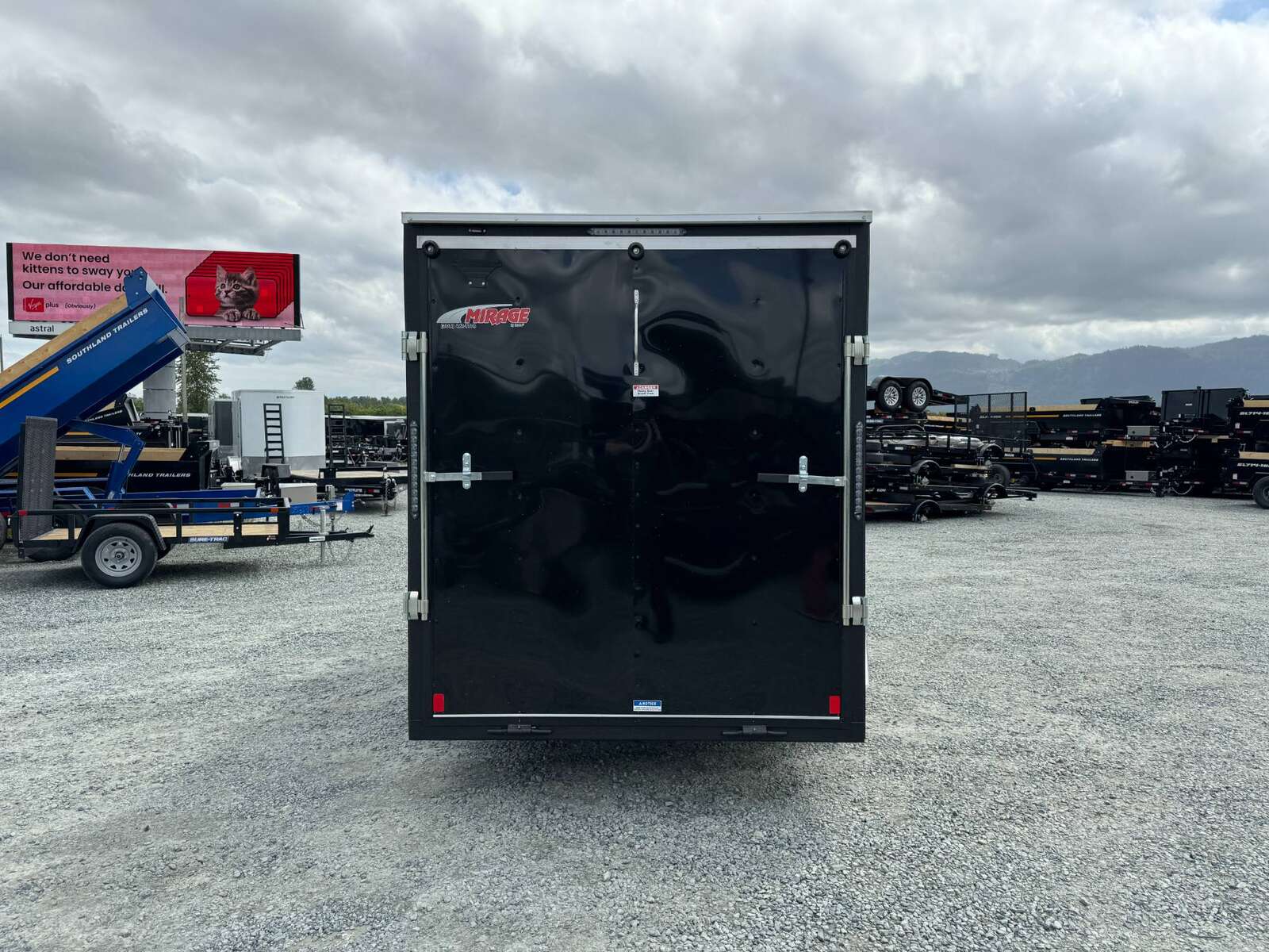 Photo of 2025 Mirage XE 6X12 CAMPING PACKAGE Cargo / Enclosed Trailer SIDE WINDOW BLACK RAMP DOOR EXTRA HEIGHT