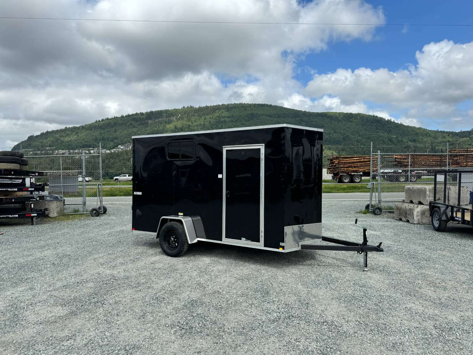 Photo of 2025 Mirage XE 6X12 CAMPING PACKAGE Cargo / Enclosed Trailer SIDE WINDOW BLACK RAMP DOOR EXTRA HEIGHT