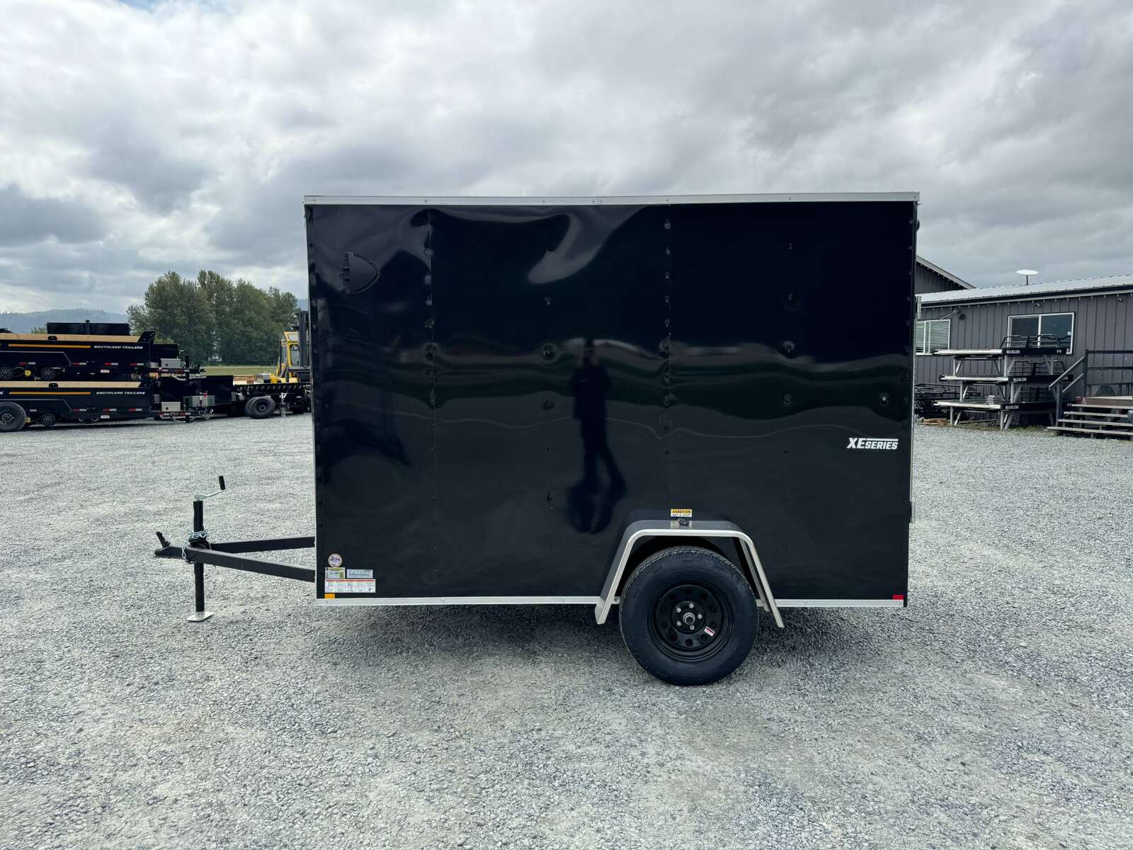 Photo of 2025 Mirage XE 6X10 CAMPING PACKAGE Cargo / Enclosed Trailer SIDE WINDOW BLACK RAMP DOOR EXTRA HEIGHT