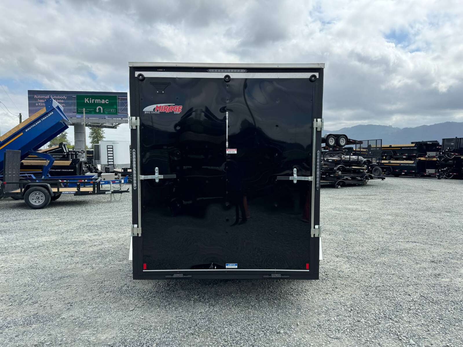 Photo of 2025 Mirage XE 6X10 CAMPING PACKAGE Cargo / Enclosed Trailer SIDE WINDOW BLACK RAMP DOOR EXTRA HEIGHT