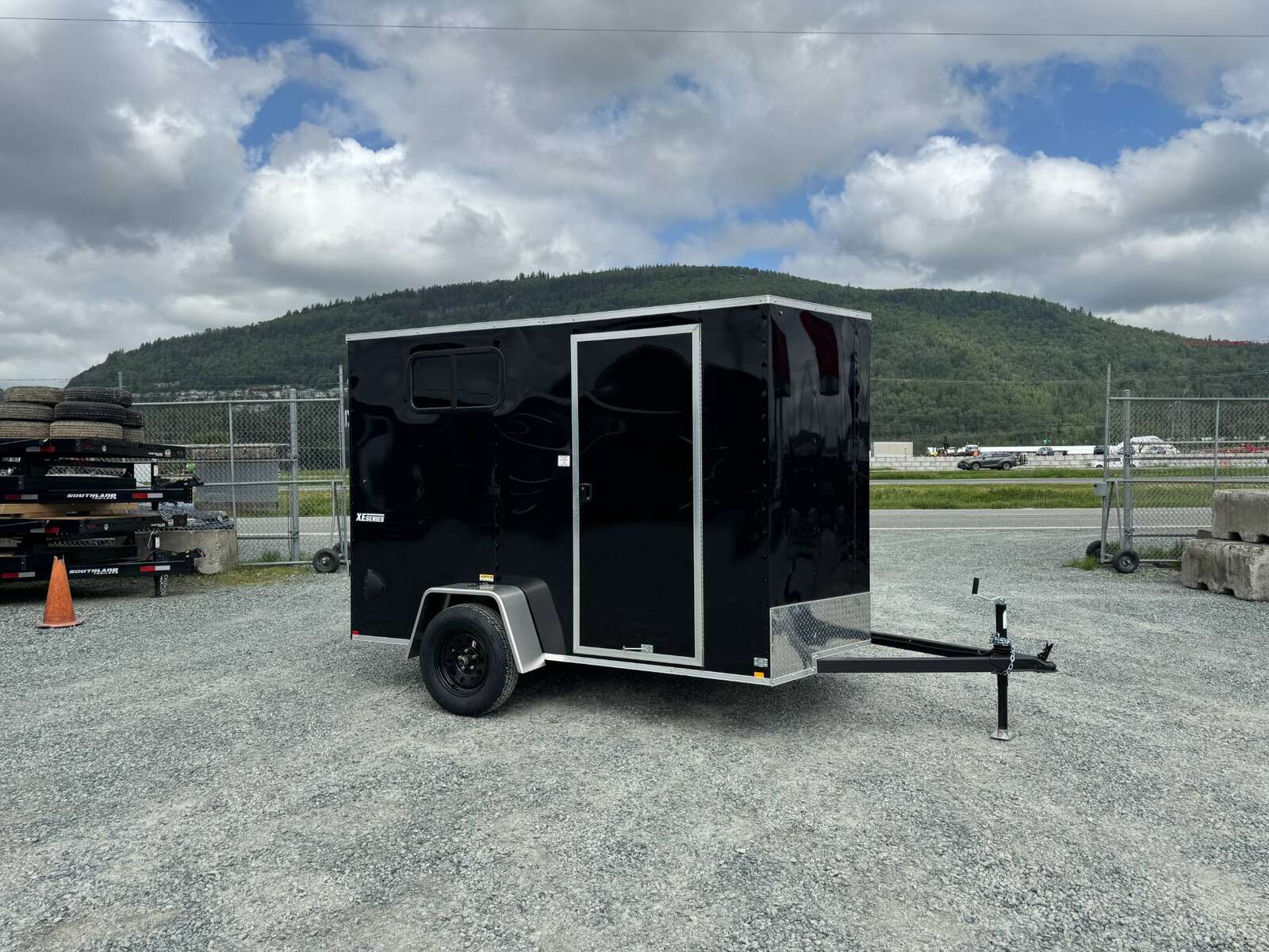 Photo of 2025 Mirage XE 6X10 CAMPING PACKAGE Cargo / Enclosed Trailer SIDE WINDOW BLACK RAMP DOOR EXTRA HEIGHT