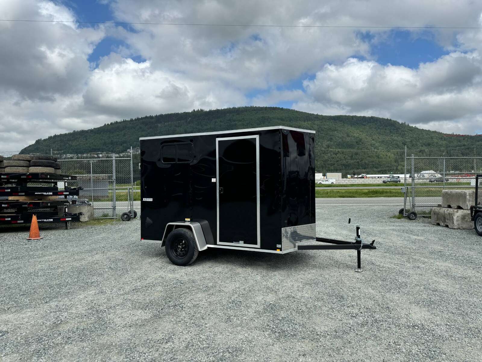 Photo of 2025 Mirage XE 6X10 CAMPING PACKAGE Cargo / Enclosed Trailer SIDE WINDOW BLACK RAMP DOOR EXTRA HEIGHT