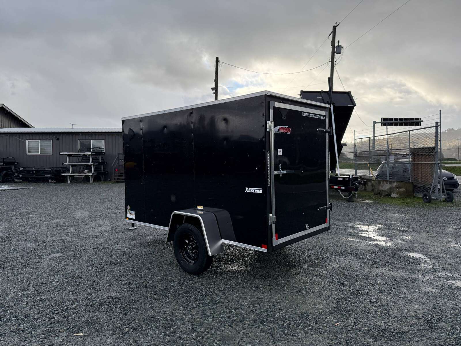 Photo of 2025 Mirage XE 5x10 V Nose Cargo / Enclosed Trailer Black Barn Door 2990lb GVW