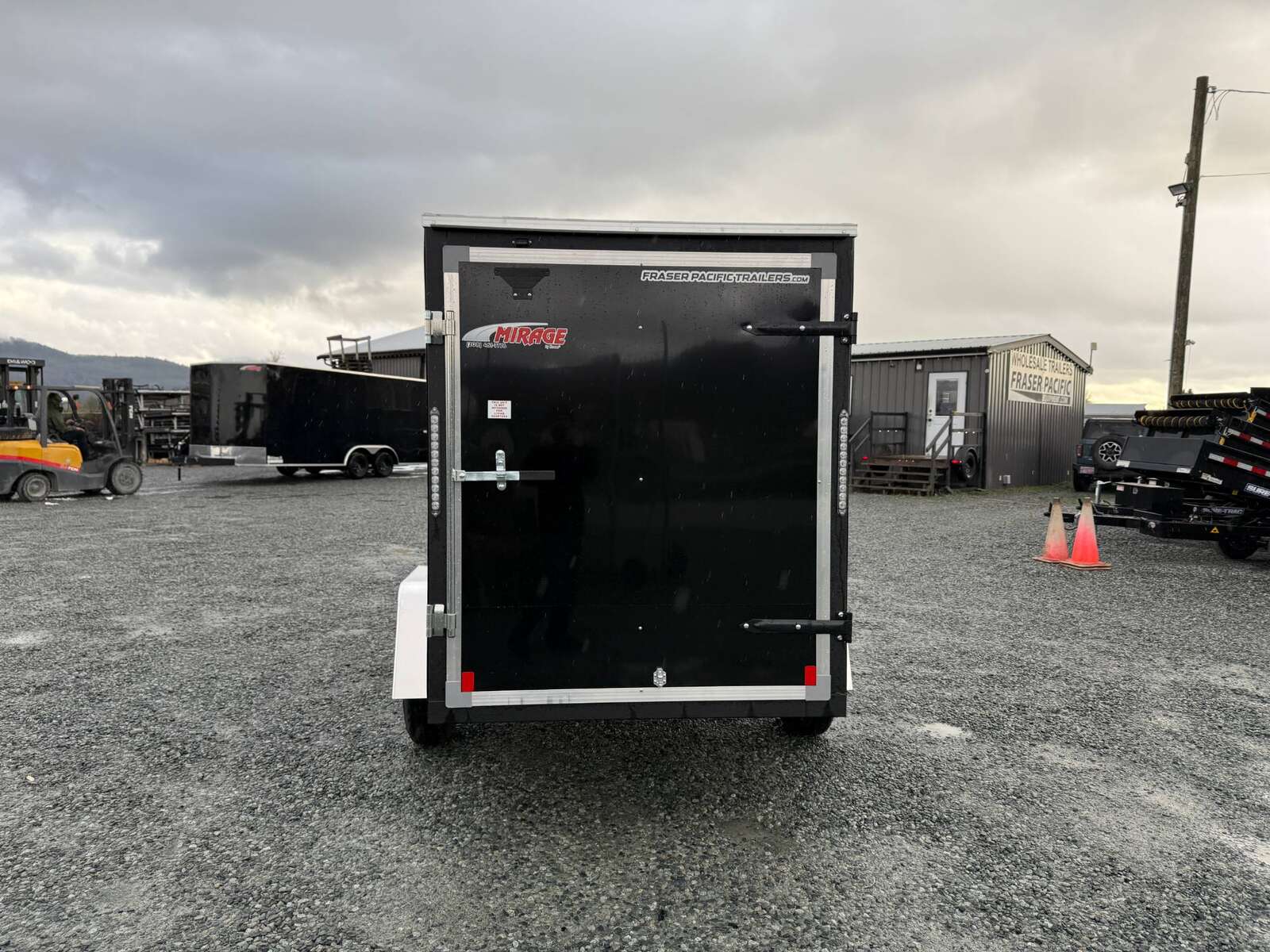 Photo of 2025 Mirage XE 5x10 V Nose Cargo / Enclosed Trailer Black Barn Door 2990lb GVW