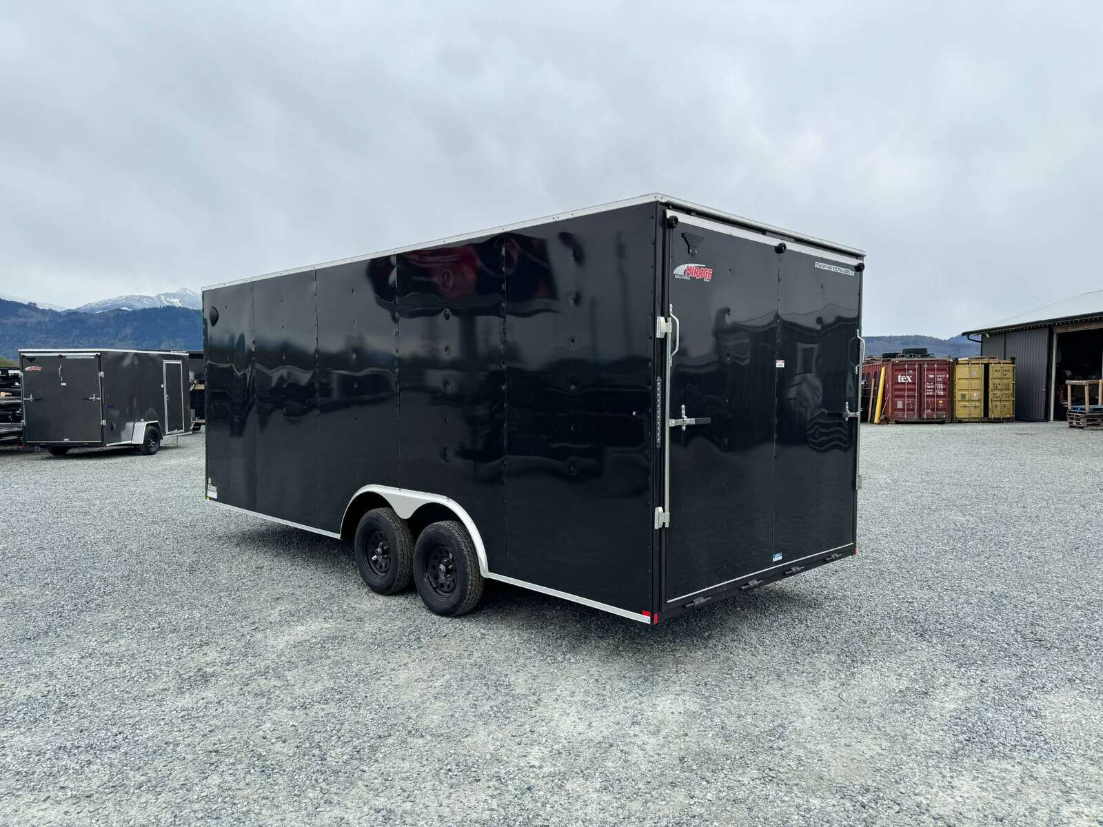 Photo of 2025 Mirage XE 8.5x20 V Nose Cargo / Enclosed Trailer Extra Height Ramp Door Black Car Hauler Package