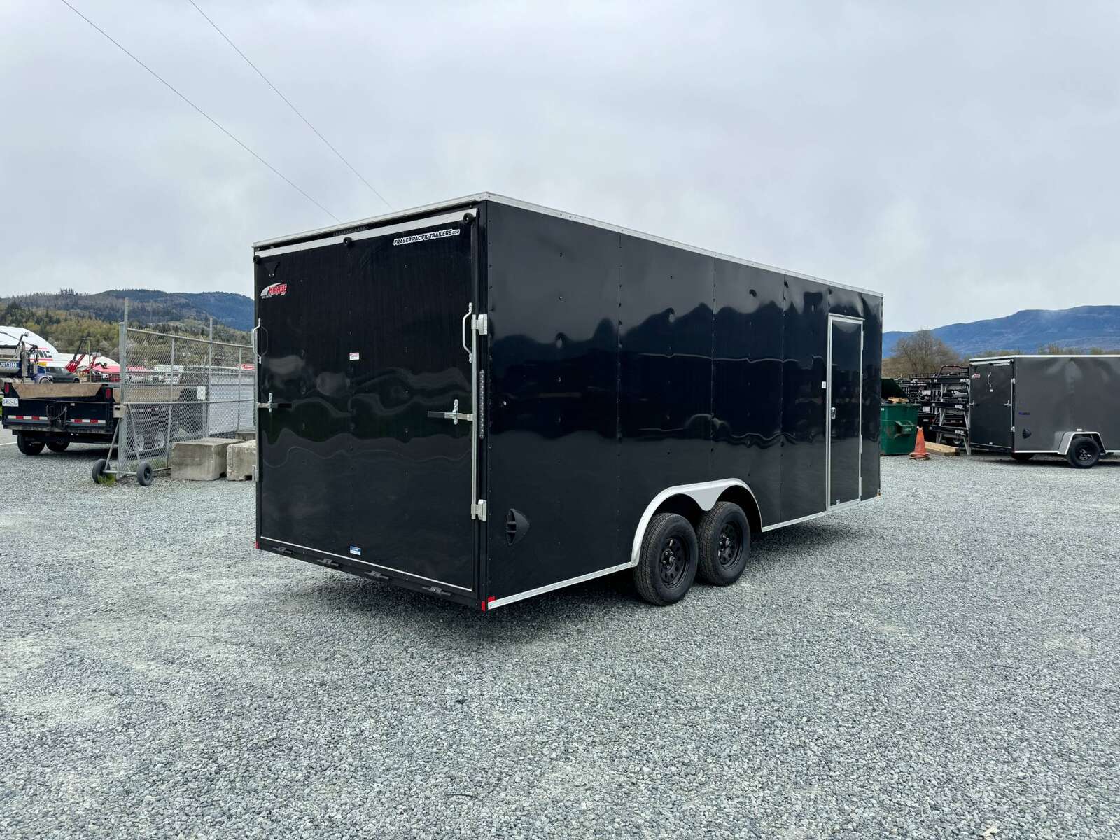 Photo of 2025 Mirage XE 8.5x20 V Nose Cargo / Enclosed Trailer Extra Height Ramp Door Black Car Hauler Package