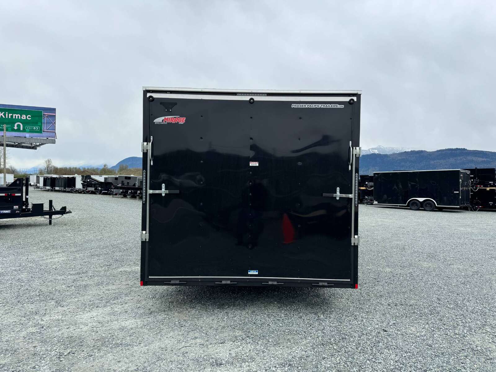 Photo of 2025 Mirage XE 8.5x20 V Nose Cargo / Enclosed Trailer Extra Height Ramp Door Black Car Hauler Package