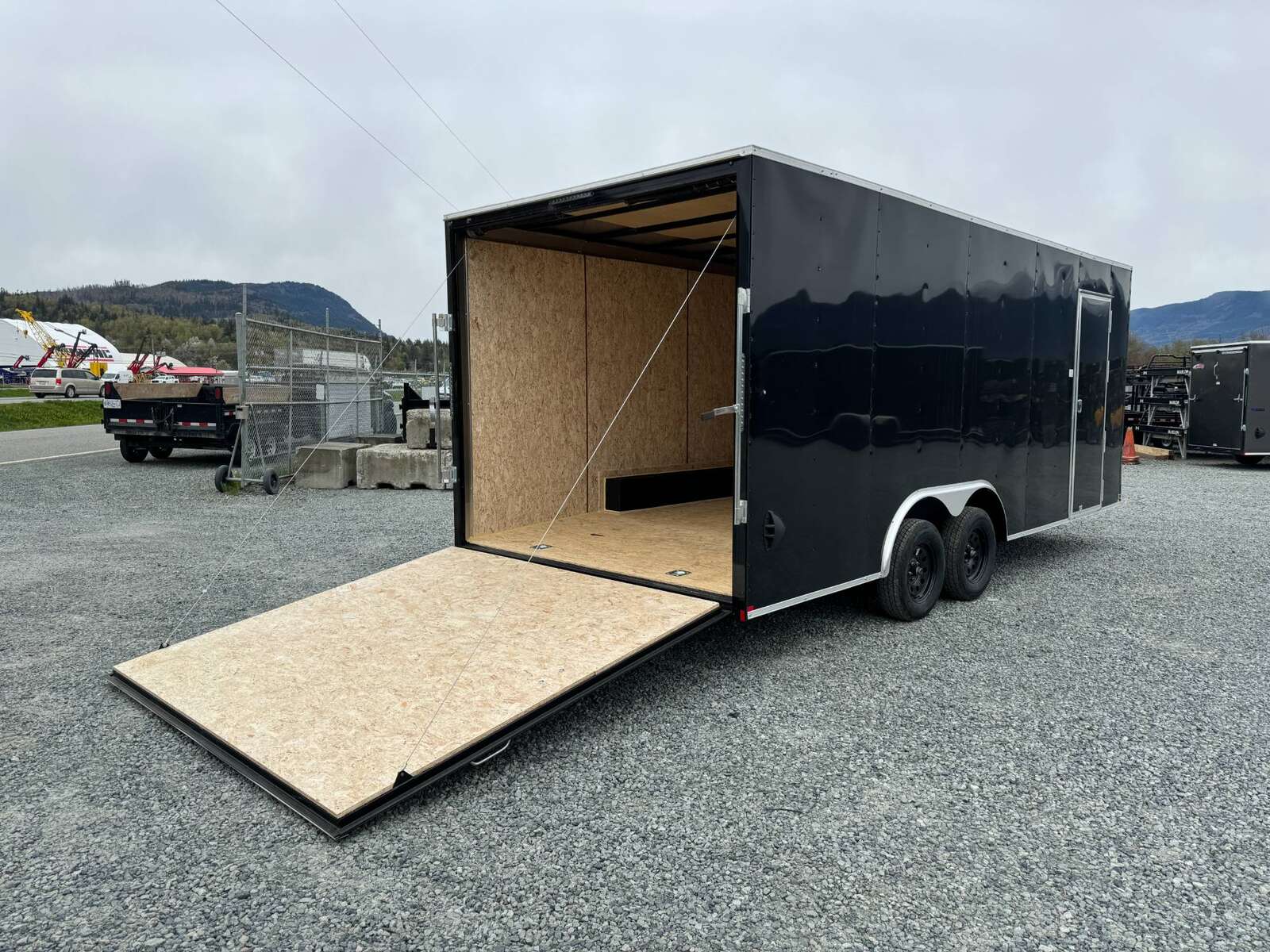 Photo of 2025 Mirage XE 8.5x20 V Nose Cargo / Enclosed Trailer Extra Height Ramp Door Black Car Hauler Package