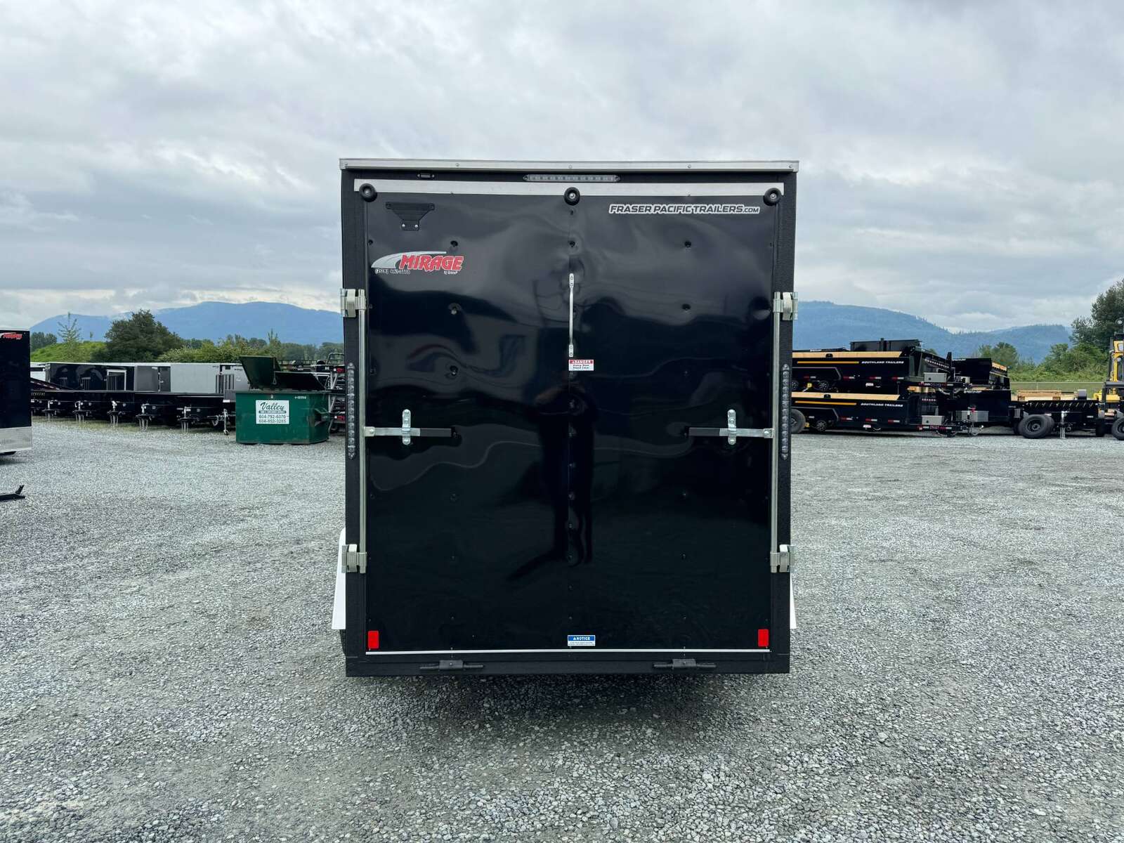 Photo of 2025 Mirage XE 6x10 V Nose Enclosed Cargo Trailer Ramp Door Black Extra Height 2990lb GVW