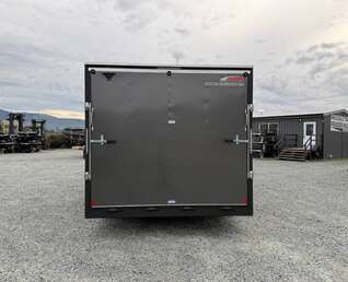 Thumbnail Photo of 2025 Mirage XE 8.5x16 V Nose Extra Height Cargo / Enclosed Trailer Ramp Door Charcoal Grey 7000lb GVW