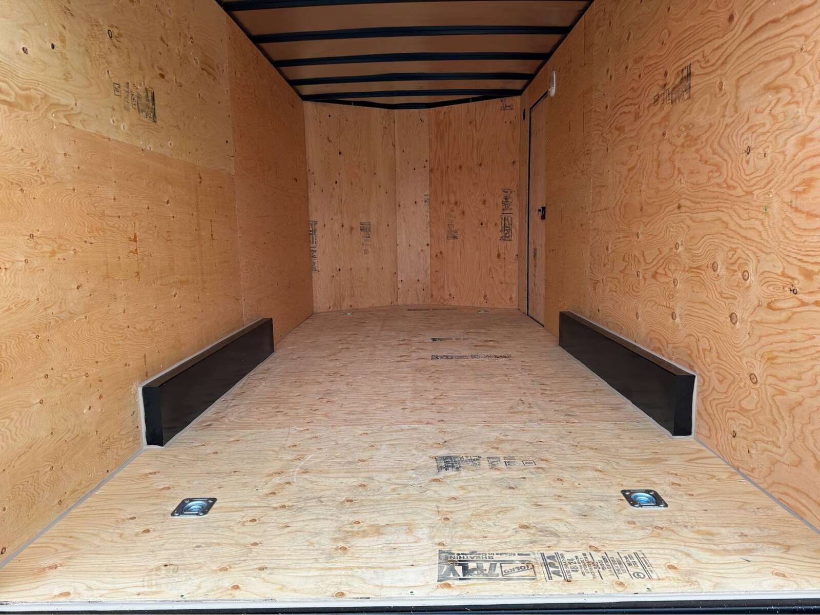 Photo of 2025 Royal 7.5X16 V-NOSE RAMP DOOR EXTRA HEIGHT Cargo / Enclosed Trailer Charcoal Grey 7700lb GVW