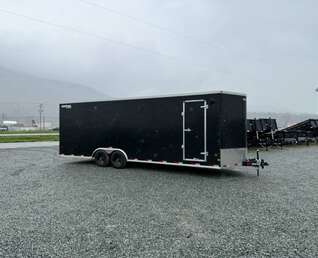 Thumbnail Photo of 2025 Royal Cargo 8.5x24 V Nose Car Hauler Cargo / Enclosed Trailer 11,400lb GVW Black Ramp Door Extra Height