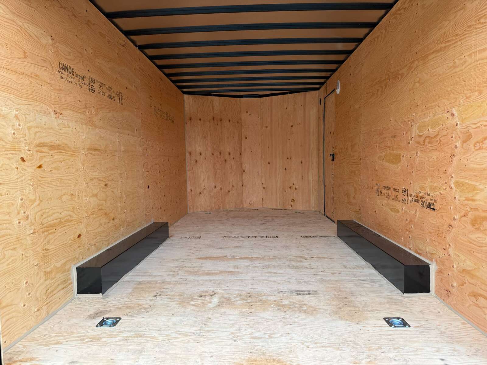 Photo of 2025 Royal Cargo 8.5X16 V NOSE Cargo / Enclosed Trailer BLACK BARN DOORS EXTRA HEIGHT 11,400LB GVW